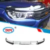 Tixinrui é Adequado para Toyota Hilux com Saídas de Ar, Preto Fosco Pedra de Areia Bloqueio Protetor Acessórios Decorativos para Caminhonete Off-Road