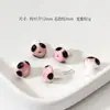 Miel Rosa Corazón Cerámica Cuentas Calabaza Cuentas Tulipán Lluvia Mariposa Pulsera Collar de Cuentas DIY Accesorios Hechos a Mano
