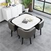 Conjunto Simples de Mesa e Cadeiras para Recepção de Loja Comercial, Reunião, Negociação, Mesa Redonda Pequena, Mesa de Jantar de Escritório, Lazer
