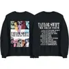 Navidad 2025 Europea y Americana Nuevo Estilo 1989 Taylor Moda Simple Estampada Sudadera de Cuello Redondo Europea y Americana para Hombres y Mujeres