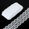 Tiras de Encaje de 45 mm para Accesorios de Cabello DIY, Diademas, Collares, Cintas, Accesorios, Materiales para Aretes Hechos a Mano