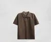 Camisa Polo para Hombre de Manga Corta con Cuello, Estilo Casual Old Money, Moderna de Verano, Nueva, Lujo Ligero, Personalizada, Color Sólido