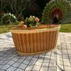 Sacola de Vime Sintético para Vegetais, Cesta de Piquenique, Artesanato Versátil e Exquisito, Estilo Fashion, Fácil de Combinar com Vários Campos Pp