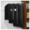 Saco de Roupas Não Tecido Doméstico Transparente Saco de Armazenamento de Roupas com Zíper Saco à Prova de Poeira Fábrica de Origem Pronta Entrega Dropshipping