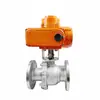 Válvula de Esfera Elétrica Dn100 Válvula de Esfera com Flange de Aço Inoxidável Venda Direta da Fábrica Válvula de Esfera com Flange Elétrica Q941F-16P