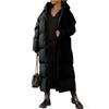 Transfronterizo 2025 Amazon Sudadera con Capucha Color Puro Largo Algodón Exterior Moda Casual Cremallera Manga Larga Ropa Exterior para Mujer