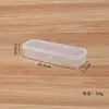 Caja de Almacenamiento Dividida para Refrigerador de Grado Alimenticio Contenedor de Frescura para Alimentos Caja Congeladora para Ingredientes de Carne Caja Doméstica para Preparación de Comidas y Porcionado