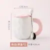 [Personalizado] Caneca Design de Nicho Menina Fofa Xícara de Pão Xícara de Cerâmica Xícara de Café Xícara de Presente