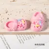 Zuecos de dibujos animados lindos accesorios de resina DIY pegamento de crema funda de teléfono pasador de pelo hecho a mano decoraciones de parches 3D