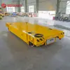 Carro Flatbed Elétrico sobre Trilhos Alimentado por Cabo 380V para Transporte e Manuseio de Materiais em Oficina, Carro Flatbed Elétrico sobre Trilhos com Direção Controlada Remotamente