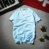 Camiseta de lino japonés de manga corta para hombre, talla grande, algodón y lino, manga media, fina, venta al por mayor para hombre, verano 2020