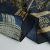 Venta Caliente Transfronteriza Moda Retro para Mujer Delgado Imitación Seda Algodón Estampado Bufanda Cuadrada de 110 Turbante Malayo
