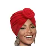 Novo chapéu lenço étnico transfronteiriço para a Amazon, turbante torcido com nó, chapéu pullover feminino liso casual e moderno