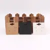 AliExpress Joias Quentes Cartão de Papelão para Brinco Cartão para Tarraxa de Orelha Cartão de Papelão para Joia Tricolor Preto e Branco Marrom Pedido em Estoque