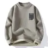 Envio Transfronteiriço Disponível -387--Estilo Inverno 2025 Macacão Lã Forrado Espessado Patchwork Tricô Tendência
