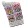 Toalla Gruesa de Algodón Puro de Dibujos Animados, Toalla de Baño de Gasa Extra Grande Suave Apta para la Piel, Gasa de Cuatro Capas 25*50cm Toalla de Baño para Niños