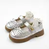 Sandalias Caladas para Niñas Mary Jane Zapatos de Piel 2026 Verano Nuevas Sandalias Cerradas para Niños Versátiles para Niños Mayores