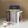 Decoración Moderna de Lujo Ligero Estilo Ins Accesorios para Fotografía de Libros Libro Decoración Suave para Sala de Estar Muestra de Libros Falsos Sala de Muestras Fábrica de Libros Falsos