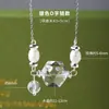 Cadena para Clavícula de Aguamarina Natural, Pulsera de Perlas de Agua Dulce, Diseño de Aretes de Aguamarina, Set de Joyería de 3 Piezas de Lujo Ligero