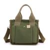Nova Moda 2025 Bolsa Transversal de Grande Capacidade Tendência Estilo Japonês Bolsa Tote Leve Bolsa de Ombro Casual Feminina em Lona