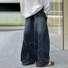 Jeans para Meninos Médios e Grandes Estilo Primavera e Outono 2026 Novidades de Primavera Roupa Infantil Primavera e Outono Casual Calça Longa Reta