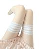 Renda Renda Feminino Lolita Branco Puro Desejo Meia 7/8 Jk Lolita Escura Ultra-Fina Meia-Calça Arrastão Bolinhas