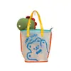 Bolsa de Praia Transparente com Capacidade Bolsa de Gelatina Bolsa de Natação Feminina Bolsa Tote de PVC Bolsa de Compras Bolsa de Mão Transversal