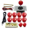 Acessórios para Joystick de Fliperama DIY Placa de Circuito USB para Computador Controle de Jogo Conjunto de 30 Botões de Cartão PC Desktop
