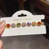 Pulsera Simple de Gota de Agua con Circonita de Colores para Mujer, Pulsera de Moda de Alta Gama y Elegante, Joyería de Mano Versátil Estilo Palacio Retro para Mujer
