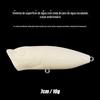 Isca de Pesca de Superfície 7cm 10g Crawling Wave Lure Isca Dura em Branco Longo Arremesso Conta Sonora Isca em Branco Atacado