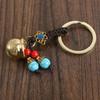 2023 novo bronze Baifu mini jar pequena cornucópia artesanal diy chaveiro pendente ornamentos acessórios