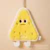 Toalha de Mão Fofa Desenho Animado Estilo Coreano Pendurável Absorvente de Água Secagem Rápida Limpeza Três Camadas Espessada Veludo Coral Lenço de Cozinha