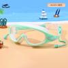 Gafas de Natación para Niños HD Impermeables y Antivaho Marco Grande Espejo Gafas de Natación para Niños y Niñas Equipo de Natación Profesional