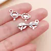 20 Colgantes de Serie de Costura de Plata Antigua, Colgadores, Bolas de Lana, Botones de Máquina de Coser, Colgantes de Aleación, Accesorios para Joyería DIY