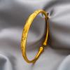 Pulseira de contas Pulseira aberta feminina moda estrelas chuvas de meteoros brilhantes pulseira feminina banhada a ouro a vácuo para enviar para a mãe