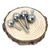 Acero inoxidable acero de templar bola de acero acero al carbono 15mm-20mm bola de acero perforada bola de roscar de medio agujero bola de roscar de agujero ciego bola de hierro de roscar