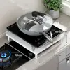 Estante de Cocina Cubierta para Estufa de Gas Soporte para Estufa de Gas Estufa de Inducción Estante para Ollas Encimera Doméstica Estufa de Gas Licuado