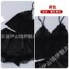Pijama Popular da Amazon para Exportação Europeia e Americana Pijama de Renda Lingerie Camisola Ebayt1012