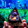 Bola de cristal 73 estilos pirámide transfronteriza bola de cristal grava pirámide artesanías para el hogar adornos de resina