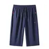 Calça Cropped Masculina Versátil Tendência Novo Estilo, Caimento Solto, Tamanho Grande, Comprimento 7/8 Shorts Esportivos Casuais para Uso ao Ar Livre