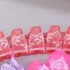 Em Estoque Renda Dupla Camada 2,5cm Roupas Saia Decoração Artesanal DIY Acessórios Decorativos para Borda de Cesta de Armazenamento