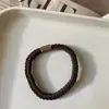 Elásticos de Cabelo de Alta Elasticidade para Mulheres, Faixas de Cabelo Trançadas, Elásticos de Cabelo de Tricô com Bloqueio de Cor Vintage, Atacado Transfronteiriço