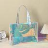 Bolso de PVC con Láser Bolsa de Regalo de Dulces para Boda Bolsa Transparente de Gelatina de Celebridad de Internet en stock Venta al por Mayor