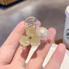 Dulce y Linda Flor Pequeño Pinza de Agarre Pinza para el Lóbulo Frontal Pinza Lateral Pinza para el Cabello de Princesa Elegante Pasador de Cola de Melocotón Accesorios para el Cabello