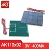 Mini Panel Solar de 60x60mm 5.5V Panel de Batería Panel de Carga Solar Tablero de Pegamento Panel Fotovoltaico