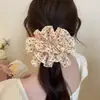 Goma de pelo versátil estilo coreano para mujer, Cuerda para el pelo de alta gama estilo perezoso, Accesorio para el pelo de coleta baja, Cuerda para el pelo simple para la cabeza