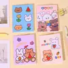 Cuero de Vaca Retro 64K Cuaderno Pequeño Mini Diario de Bolsillo Páginas Interiores en Blanco Encuadernación Cosida Premio Estudiantil Regalo Pequeño