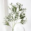 Estilo Escandinavo Rama Artificial Súper Alta Rama de Olivo de 18 Púas con Fruto Hotel Decoración Interior del Hogar Fotografía Fabricante Venta al por Mayor