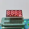 Tubo digital LED de 4 dígitos rojo brillante audio bluetooth pantalla digital ED fila única 7 segmentos grande 4 8 tubo digital positivo 8