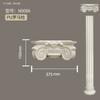 Tira Decorativa Tallada a Mano con Línea de PU Estilo Europeo, Cabezal de Columna Romana de PU Cilíndrico Estilo Europeo, Materiales de Construcción para Decoración de Pilares, Materiales de Decoración para el Hogar